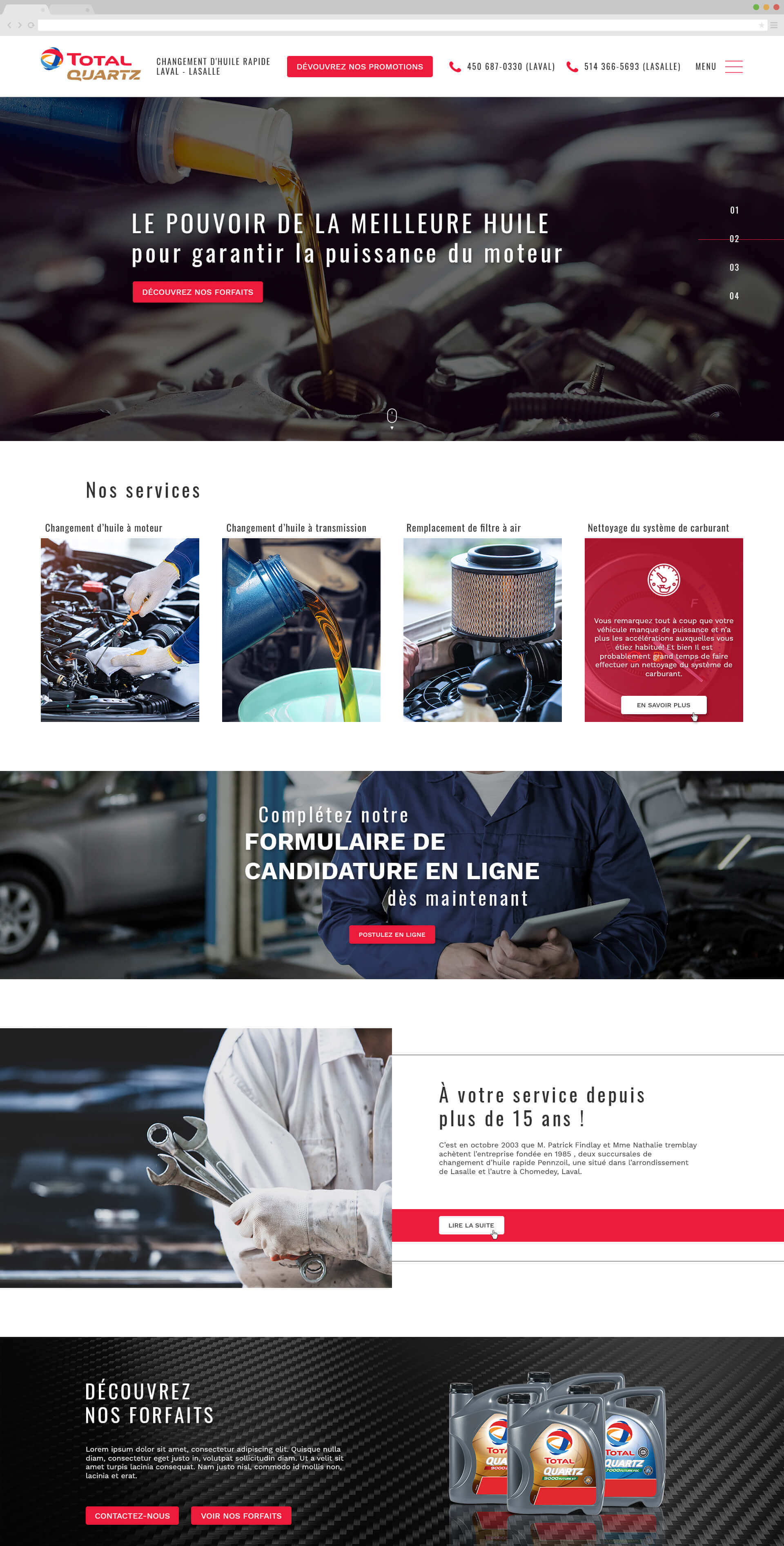 Site web semi-personnalisé pour Municipalités